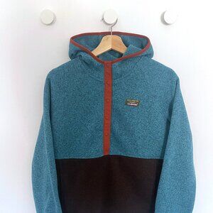 Women's LLBean half button fleece jacket